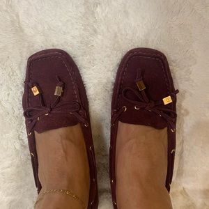 Coach suede mocasines